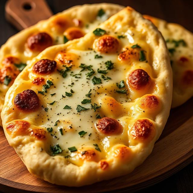 Garlic Naan — MrSingh Pizzeria Magdeburg